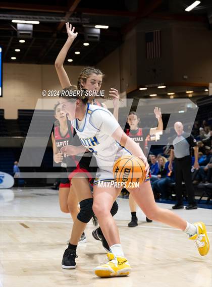Thumbnail 3 in Faith Christian vs. Sacramento Adventist (CIF SJS D6 Final) photogallery.