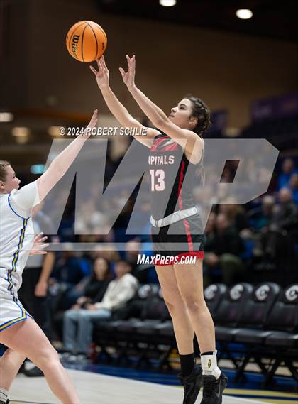Thumbnail 2 in Faith Christian vs. Sacramento Adventist (CIF SJS D6 Final) photogallery.
