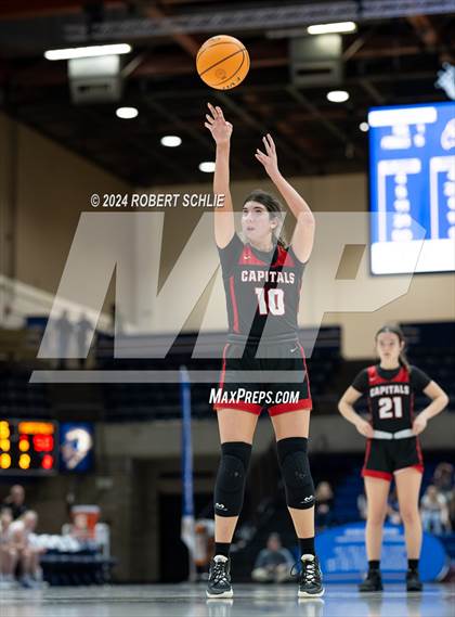 Thumbnail 1 in Faith Christian vs. Sacramento Adventist (CIF SJS D6 Final) photogallery.