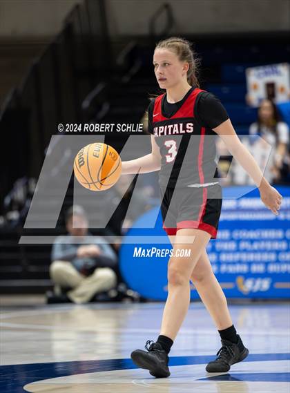 Thumbnail 3 in Faith Christian vs. Sacramento Adventist (CIF SJS D6 Final) photogallery.