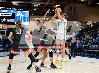 Thumbnail 3 in Faith Christian vs. Sacramento Adventist (CIF SJS D6 Final) photogallery.