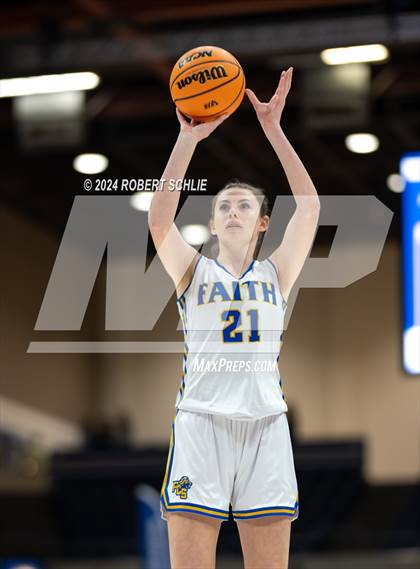 Thumbnail 3 in Faith Christian vs. Sacramento Adventist (CIF SJS D6 Final) photogallery.