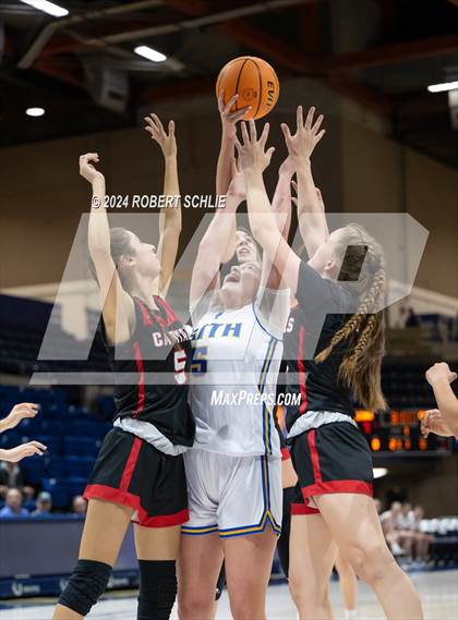 Thumbnail 2 in Faith Christian vs. Sacramento Adventist (CIF SJS D6 Final) photogallery.