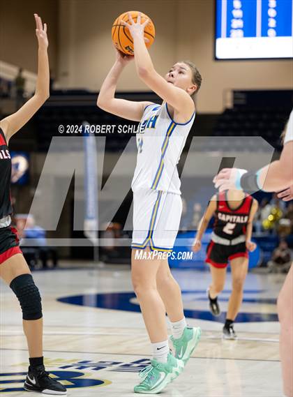 Thumbnail 3 in Faith Christian vs. Sacramento Adventist (CIF SJS D6 Final) photogallery.