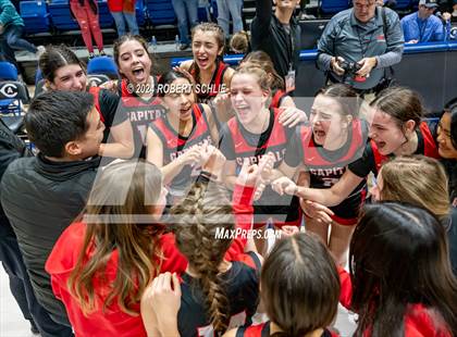 Thumbnail 2 in Faith Christian vs. Sacramento Adventist (CIF SJS D6 Final) photogallery.
