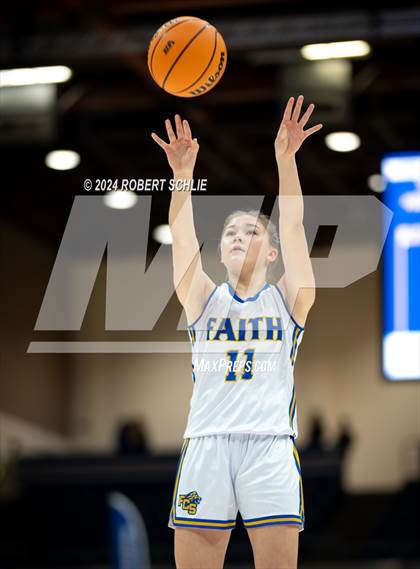 Thumbnail 2 in Faith Christian vs. Sacramento Adventist (CIF SJS D6 Final) photogallery.