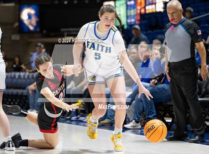 Thumbnail 3 in Faith Christian vs. Sacramento Adventist (CIF SJS D6 Final) photogallery.