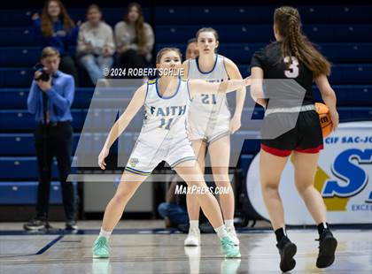 Thumbnail 3 in Faith Christian vs. Sacramento Adventist (CIF SJS D6 Final) photogallery.