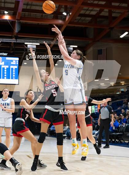 Thumbnail 1 in Faith Christian vs. Sacramento Adventist (CIF SJS D6 Final) photogallery.