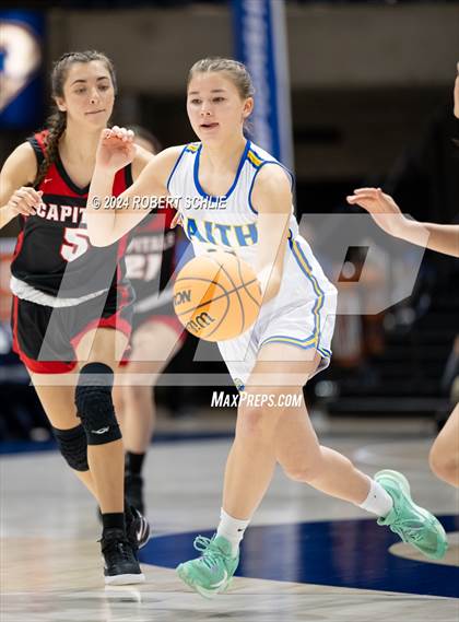 Thumbnail 1 in Faith Christian vs. Sacramento Adventist (CIF SJS D6 Final) photogallery.