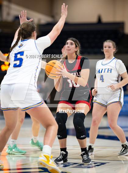 Thumbnail 3 in Faith Christian vs. Sacramento Adventist (CIF SJS D6 Final) photogallery.