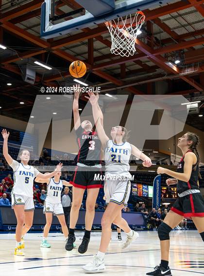 Thumbnail 2 in Faith Christian vs. Sacramento Adventist (CIF SJS D6 Final) photogallery.