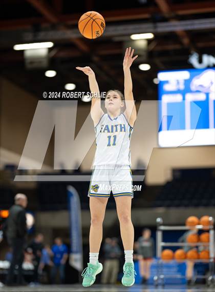 Thumbnail 3 in Faith Christian vs. Sacramento Adventist (CIF SJS D6 Final) photogallery.
