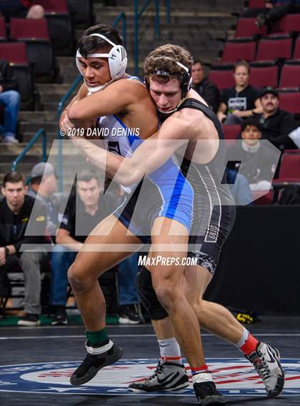 Thumbnail 1 in CIF State Boys Wrestling Championships (Semifinals) photogallery.