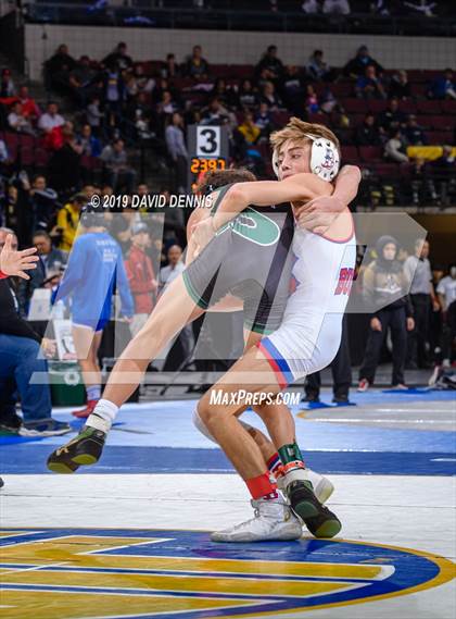 Thumbnail 3 in CIF State Boys Wrestling Championships (Semifinals) photogallery.