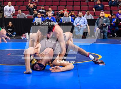 Thumbnail 2 in CIF State Boys Wrestling Championships (Semifinals) photogallery.