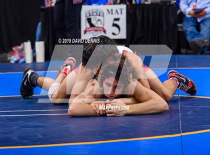 Thumbnail 2 in CIF State Boys Wrestling Championships (Semifinals) photogallery.