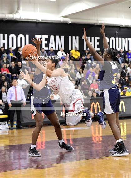 Thumbnail 2 in New Hope Academy vs. St. John's (GEICO National Tournament Final) photogallery.