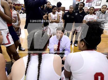 Thumbnail 3 in New Hope Academy vs. St. John's (GEICO National Tournament Final) photogallery.
