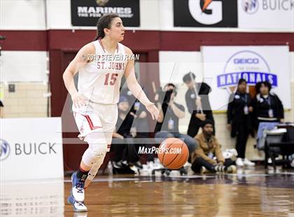 Thumbnail 2 in New Hope Academy vs. St. John's (GEICO National Tournament Final) photogallery.