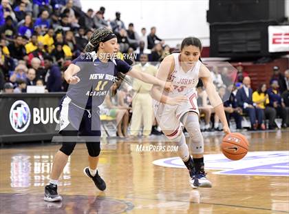 Thumbnail 2 in New Hope Academy vs. St. John's (GEICO National Tournament Final) photogallery.