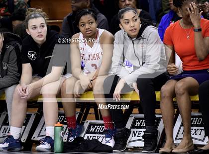 Thumbnail 3 in New Hope Academy vs. St. John's (GEICO National Tournament Final) photogallery.