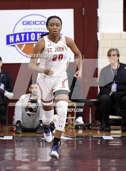 Thumbnail 3 in New Hope Academy vs. St. John's (GEICO National Tournament Final) photogallery.
