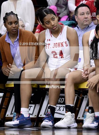 Thumbnail 3 in New Hope Academy vs. St. John's (GEICO National Tournament Final) photogallery.