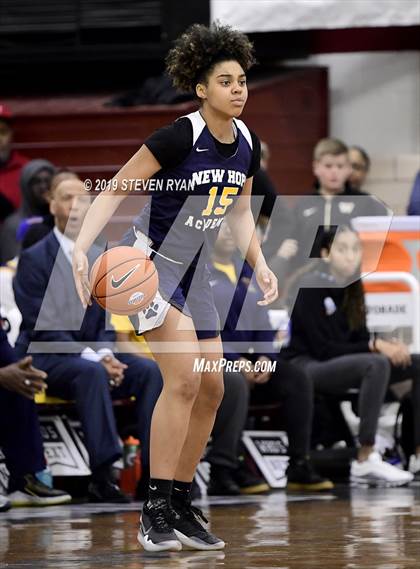 Thumbnail 2 in New Hope Academy vs. St. John's (GEICO National Tournament Final) photogallery.