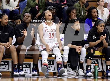 Thumbnail 1 in New Hope Academy vs. St. John's (GEICO National Tournament Final) photogallery.