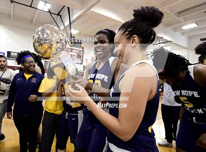 Thumbnail 2 in New Hope Academy vs. St. John's (GEICO National Tournament Final) photogallery.