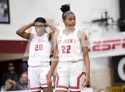 Thumbnail 3 in New Hope Academy vs. St. John's (GEICO National Tournament Final) photogallery.