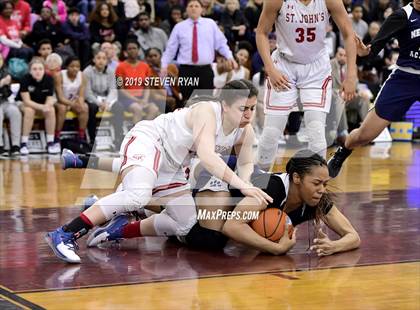 Thumbnail 2 in New Hope Academy vs. St. John's (GEICO National Tournament Final) photogallery.