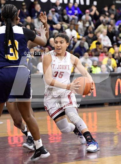 Thumbnail 3 in New Hope Academy vs. St. John's (GEICO National Tournament Final) photogallery.