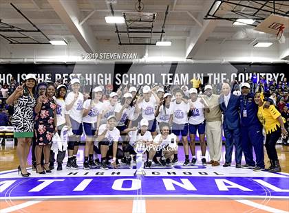Thumbnail 2 in New Hope Academy vs. St. John's (GEICO National Tournament Final) photogallery.