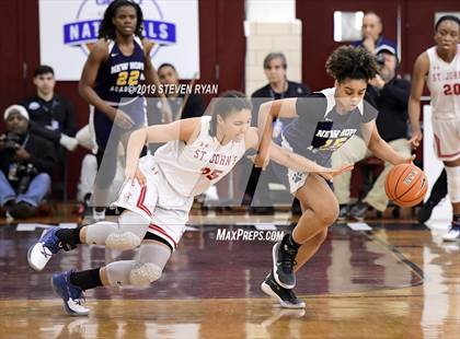 Thumbnail 1 in New Hope Academy vs. St. John's (GEICO National Tournament Final) photogallery.