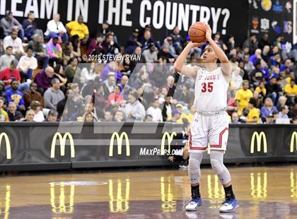 Thumbnail 2 in New Hope Academy vs. St. John's (GEICO National Tournament Final) photogallery.