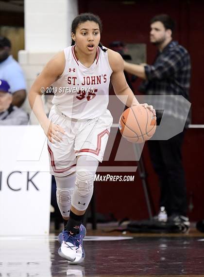 Thumbnail 2 in New Hope Academy vs. St. John's (GEICO National Tournament Final) photogallery.