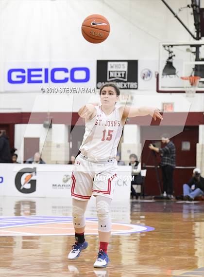 Thumbnail 3 in New Hope Academy vs. St. John's (GEICO National Tournament Final) photogallery.