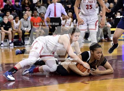 Thumbnail 3 in New Hope Academy vs. St. John's (GEICO National Tournament Final) photogallery.
