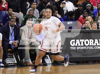 Thumbnail 2 in New Hope Academy vs. St. John's (GEICO National Tournament Final) photogallery.