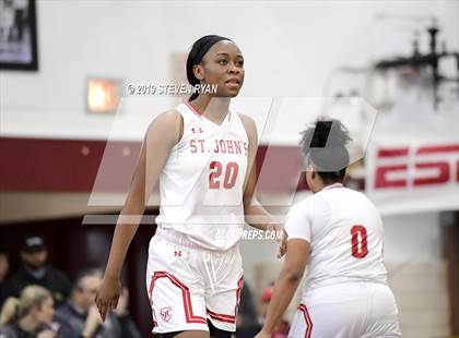 Thumbnail 3 in New Hope Academy vs. St. John's (GEICO National Tournament Final) photogallery.