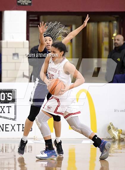 Thumbnail 1 in New Hope Academy vs. St. John's (GEICO National Tournament Final) photogallery.