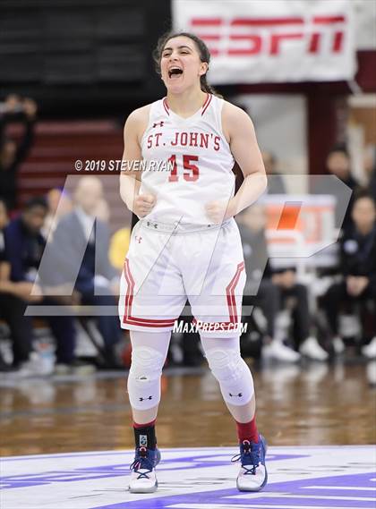 Thumbnail 3 in New Hope Academy vs. St. John's (GEICO National Tournament Final) photogallery.