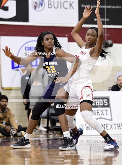 Thumbnail 1 in New Hope Academy vs. St. John's (GEICO National Tournament Final) photogallery.