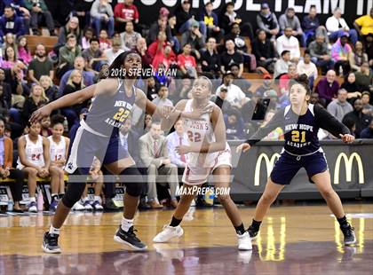 Thumbnail 3 in New Hope Academy vs. St. John's (GEICO National Tournament Final) photogallery.