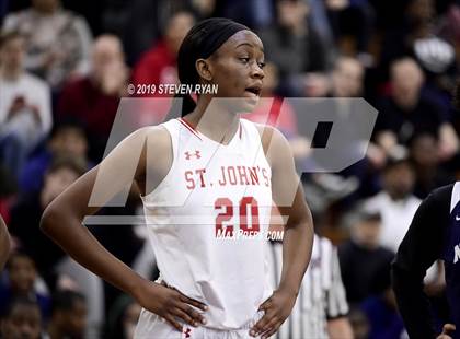 Thumbnail 2 in New Hope Academy vs. St. John's (GEICO National Tournament Final) photogallery.