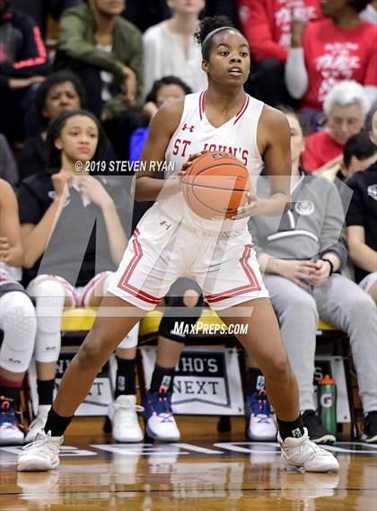 Thumbnail 3 in New Hope Academy vs. St. John's (GEICO National Tournament Final) photogallery.