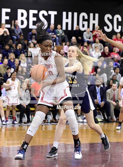 Thumbnail 3 in New Hope Academy vs. St. John's (GEICO National Tournament Final) photogallery.