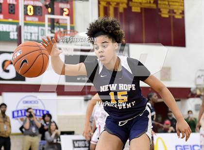 Thumbnail 3 in New Hope Academy vs. St. John's (GEICO National Tournament Final) photogallery.